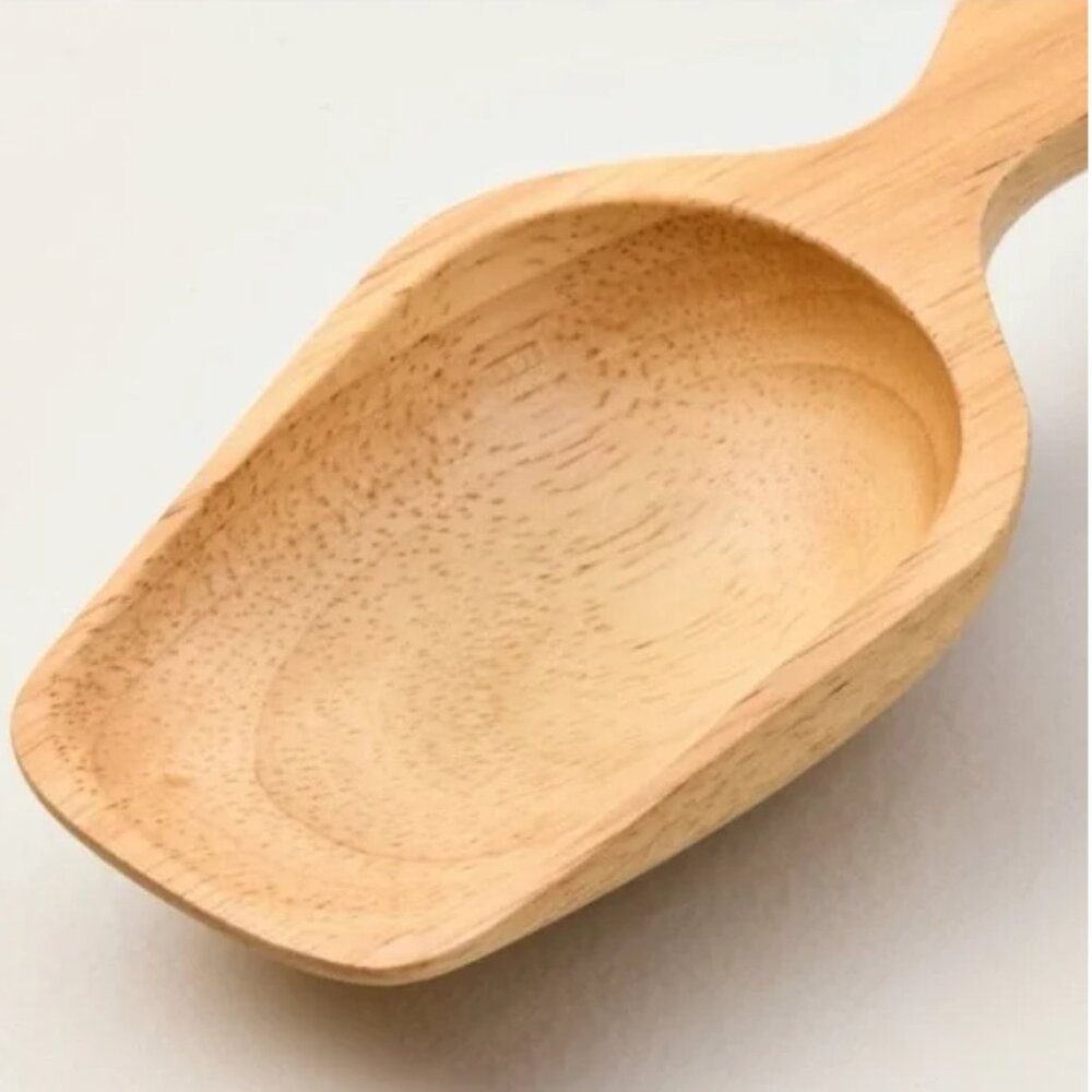 HEARTH HAND Magnolia Small Wood Scoops Set 2 - Picture 3 of 3